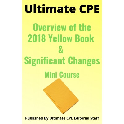 Overview of the 2018 Yellow Book and Significant Changes 2022 Mini Course